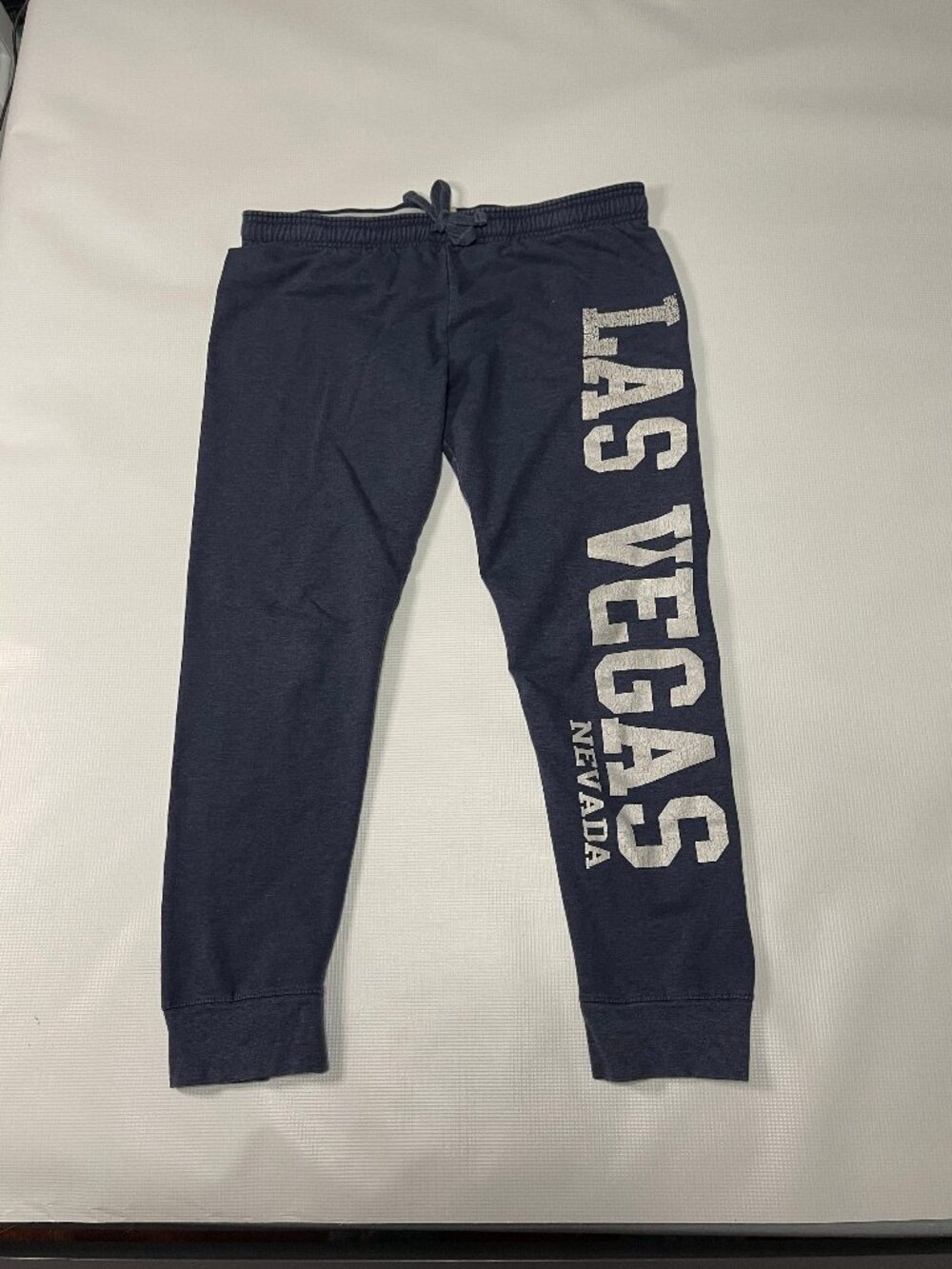 Old Navy Las Vegas Nevada Jogger Sweatpants Size Medium Navy Blue Graphic
